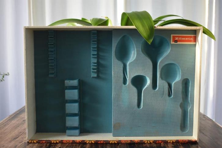 Gero Zilmeta 12 persoons cassette kist doos bak vintage, Antiek en Kunst, Antiek | Meubels | Kasten, Ophalen of Verzenden