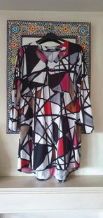 Magna prachtige stretch jurk maat 46 zgan, Kleding | Dames, Grote Maten, Ophalen of Verzenden, Zo goed als nieuw, Zwart, Jurk