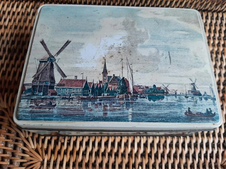 Verkade koekjes trommel., Verzamelen, Blikken, Zo goed als nieuw, Koek(jes), Verkade, Ophalen of Verzenden