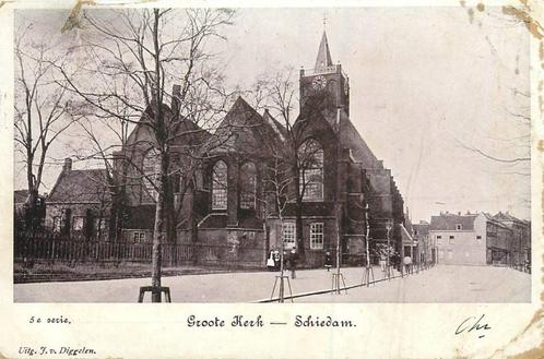 (388-510-033) Schiedam Groote Kerk, Verzamelen, Ansichtkaarten | Nederland, Zuid-Holland, Verzenden