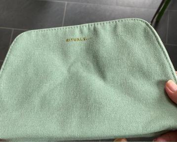 Nieuw Rituals toilettas tas mint groen goud beschikbaar voor biedingen