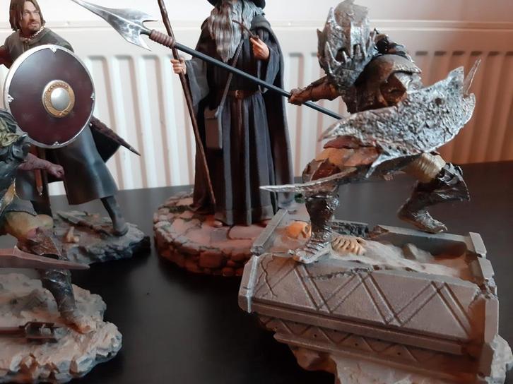 LoTR Armored Orc Iron Studios BDS 1/10 statue, Verzamelen, Lord of the Rings, Zo goed als nieuw, Beeldje of Buste, Ophalen of Verzenden