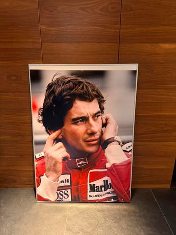 Ayrton Senna da Silva 115cm x 85cm poster stevig papier  beschikbaar voor biedingen