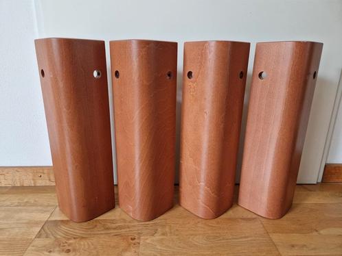 Auping Auronde 2000 poten 48cm hoog licht kersen, Tuin en Terras, Bloembakken en Plantenbakken, Zo goed als nieuw, Hout, Rond