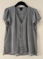 H&M blouse maat 40 zwart wit, Maat 38/40 (M), H&M, Verzenden, Wit