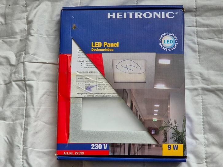 UITVERKOOP: LED inbouw paneel - Wit 6500K, Huis en Inrichting, Lampen | Spots, Nieuw, Plafondspot of Wandspot, Metaal of Aluminium