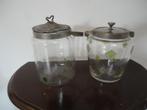 glazen potjes, Antiek en Kunst, Curiosa en Brocante, Ophalen