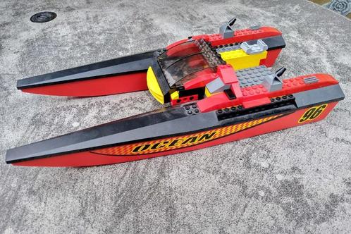Lego 7244, Speedboot, Ocean 96 Catamaran - incompleet, Kinderen en Baby's, Speelgoed | Duplo en Lego, Gebruikt, Lego, Losse stenen