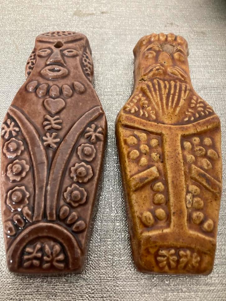 Abraham & Sarah Keramiek Hangers - Vintage, Antiek en Kunst, Antiek | Keramiek en Aardewerk, Ophalen of Verzenden