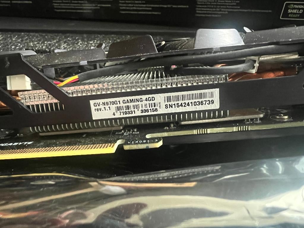 Gigabyte GV-N970G1 GAMING-4GD, Ophalen, PCI-Express 3, Gebruikt, GDDR5