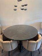 Tafelblad van gehard glas rond 140 cm, Huis en Inrichting, Tafels | Eettafels, Ophalen, Rond, Vier personen, 100 tot 150 cm