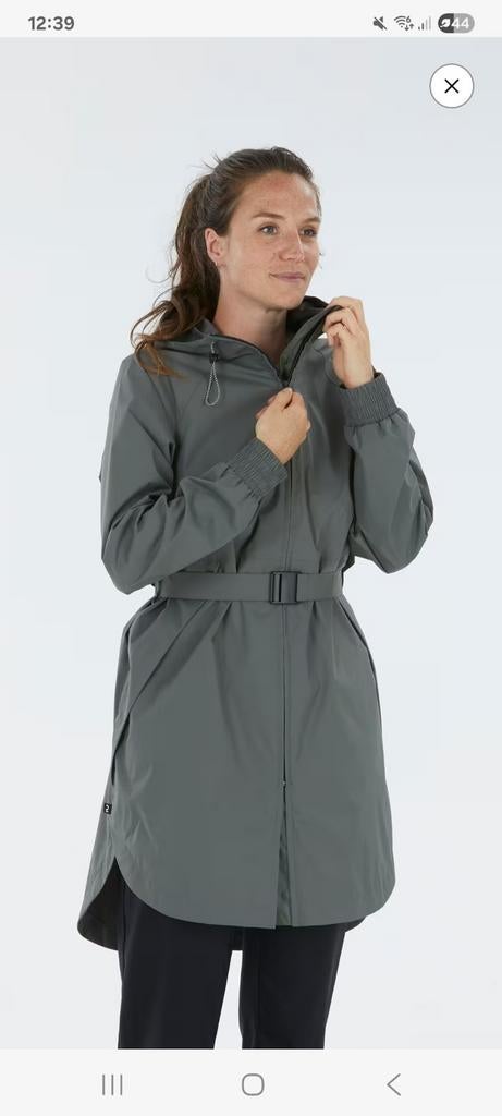 Dames lange regenjas 2XL, nieuwstaat, Caravans en Kamperen, Ophalen of Verzenden, Zo goed als nieuw, Regenjas, Dames