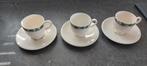 Wedgwood Stratford Mokka Kop & Schotel Set (8 stuks), Keramiek, Ophalen of Verzenden, Zo goed als nieuw, Wedgwood
