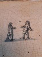 Vroeg 17e eeuwse ornamenttegel Hollandse kinderspelen, Ophalen of Verzenden