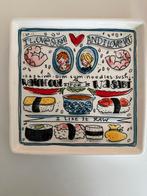 Blond Amsterdam Sushi Bordje - I Love Sushi, Ophalen, Porselein of Keramiek, Schaal, Vierkant