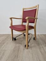 Zorgstoel met chairmover, showroommodel, bordeaux rood, Ophalen, Nieuw, Rood, Eén