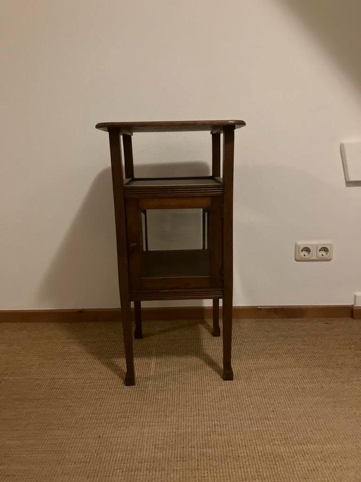 Hoge Bijzettafel met Opbergruimte, Huis en Inrichting, Kasten | Overige, Gebruikt, Ophalen