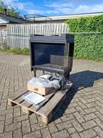 Aanbieding Faber Duet Right – Gashaard met Lamel / Houtset, Huis en Inrichting, Kachels, Ophalen, Gas, Zo goed als nieuw, Inbouw