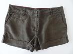 Tommy Hilfiger linnen korte broek shorts bermuda bruin 38 M, Maat 38/40 (M), Ophalen of Verzenden, Bruin