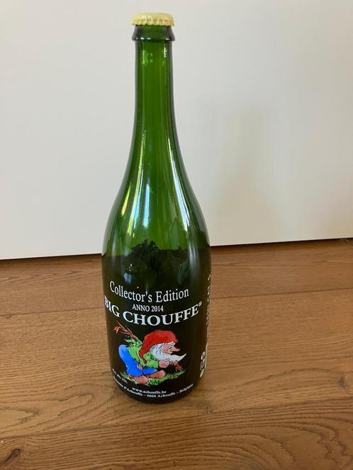 La Chouffe lege XXL-fles 2014, Verzamelen, Biermerken, Gebruikt, Flesje(s), Overige merken, Ophalen of Verzenden