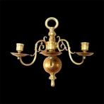 Antieke Koperen Wandkandelaar, Antiek en Kunst, Antiek | Kandelaars, Ophalen of Verzenden, Koper of Brons