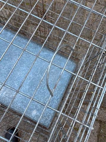 Hondenbench verzinkte zware kwaliteit 90x60x70 2-deurs beschikbaar voor biedingen