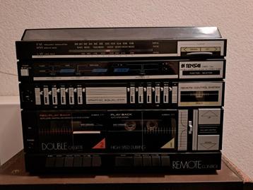 Vintage Tensai Platenspeler + Cassettedeck beschikbaar voor biedingen