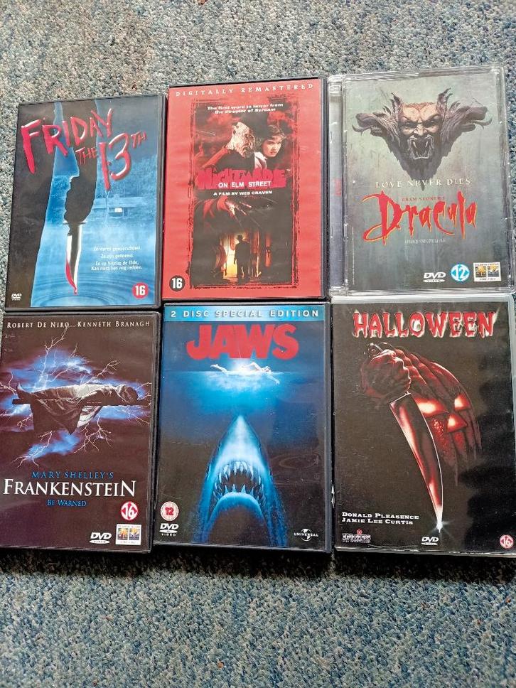 De beste Horror Griezel dvd's vanaf €0,75, Cd's en Dvd's, Dvd's | Horror, Zo goed als nieuw, Overige genres, Vanaf 16 jaar, Ophalen of Verzenden