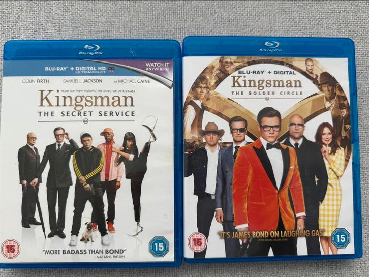 Blu Ray Kingsman The Secret Service + The Golden Circle, Cd's en Dvd's, Blu-ray, Zo goed als nieuw, Ophalen of Verzenden
