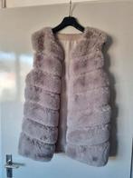 Bodywarmer imitatie bont, Kleding | Dames, Bodywarmers, Verzenden, Zo goed als nieuw, Maat 42/44 (L), Beige