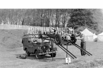 Land Rover Jaguar Stuart Lewis Evans 1957 Formula One foto beschikbaar voor biedingen