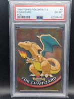 Charizard 1999 topps pokemon tv foil #6 psa 6 ex-mt, Verzenden, Zo goed als nieuw, Foil