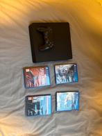 PS4 Slim + 4 Top Games: call of duty en Last of Us., Ophalen, Zo goed als nieuw, Overige typen