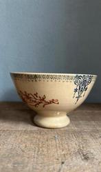 Antieke franse beboterde spoelkom, Antiek en Kunst, Ophalen of Verzenden