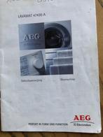 AEG wasmachine, Witgoed en Apparatuur, Wasmachines, Ophalen, 4 tot 6 kg, Bovenlader, Wolwasprogramma