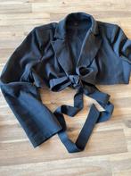 🛍️Mooie zwarte top/ jasje korte model  mt L, Zwart, Maat 42/44 (L), Ophalen of Verzenden, Zo goed als nieuw
