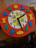 Vintage Speelgoed Klok met Vormen, Ophalen of Verzenden, Gebruikt, Overige typen, Met geluid