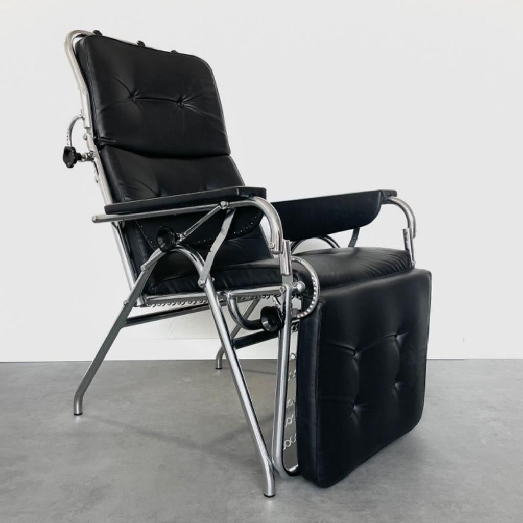 Thonet Siesta Medizinal Reclining Chair - Hans Luckhardt ‘64, Huis en Inrichting, Fauteuils, Gebruikt, Metaal, 50 tot 75 cm, 75 tot 100 cm