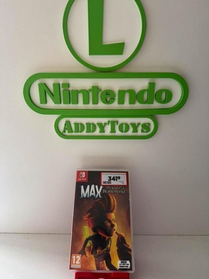 Max The Course of Brotherhood Switch - Oled, Spelcomputers en Games, Games | Nintendo Switch, Zo goed als nieuw, Overige genres