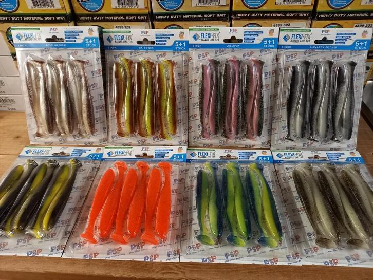 Nature-Line 120 Softbaits (Baars/Snoek/Snoekbaars) Flexi-Fix, Watersport en Boten, Hengelsport | Roofvissen, Nieuw, Overige typen