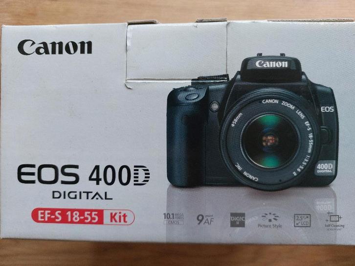 Canon EOS 400 D, 22-55 mm+18-55mm+55-200 mm + Tas, Audio, Tv en Foto, Fotocamera's Digitaal, Canon, Geen optische zoom, Ophalen