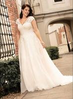 Grote maat 44,46,48,50,52,54,56,58, Ophalen, Nieuw, Wit, Trouwjurk