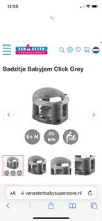 Badzitje Babyjem click Grey Nieuw in doos, Nieuw, Overige merken, Badzitje of Badring, Ophalen of Verzenden