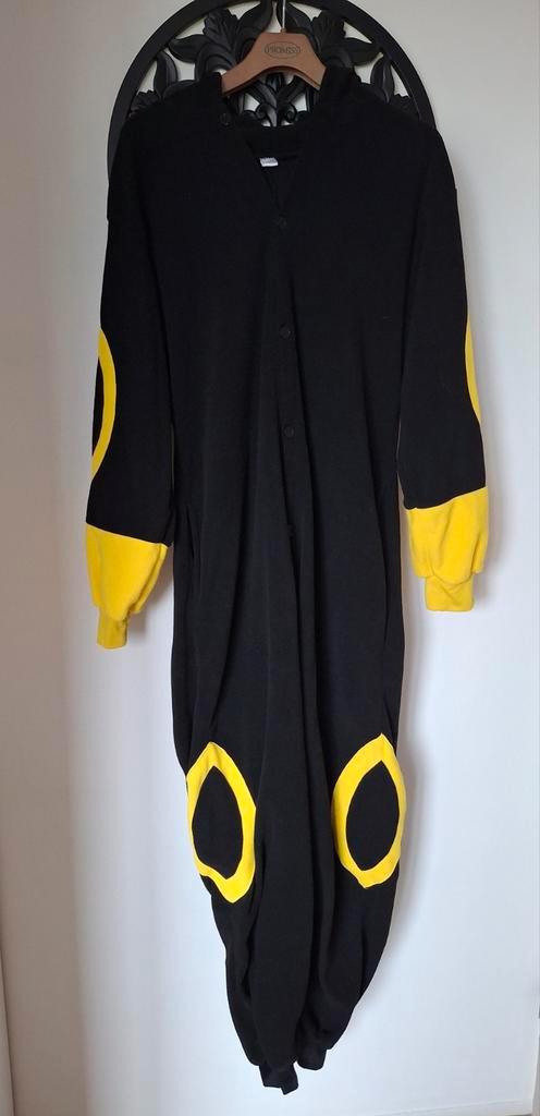 Onesie huispak zwart/ geel maat L, Kleding | Dames, Huispakken, Zo goed als nieuw, Maat 42/44 (L), Zwart, Ophalen of Verzenden
