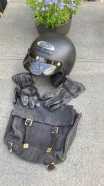 Retro helm , ‘pukkel’ en hoge handschoenen, Ophalen of Verzenden, Zo goed als nieuw, Jongen of Meisje