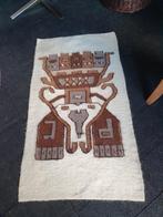 Vintage Tapijt of wandkleed met uniek design Zuid Amerika, Ophalen of Verzenden