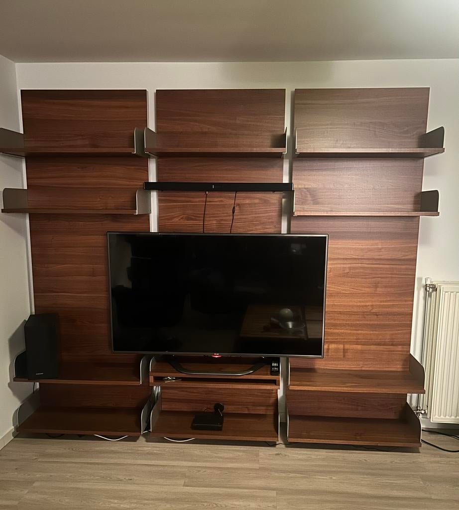 Open wandmeubel | UNIEK | Deens fabrikaat, Huis en Inrichting, Kasten | Wandmeubels, Ophalen, Met plank(en), Gebruikt, 200 cm of meer