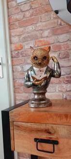 Grote 35cm Wijze Uil Beeld ♥️NIEUW♥️, Verzamelen, Ophalen of Verzenden, Nieuw, Dier
