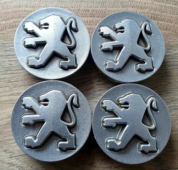ORIGINELE PEUGEOT NAAFDOPPEN 51mm ZGAN (PA66 MD16), Auto diversen, Wieldoppen, Gebruikt, Ophalen of Verzenden