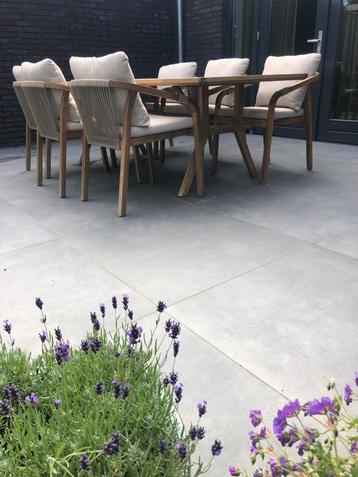 keramische terrastegels 90x90x2 Modern Grigio actie  beschikbaar voor biedingen
